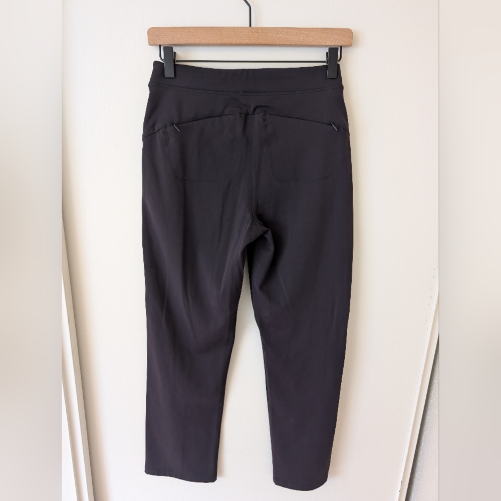 Athleta Womens 2 Black Athletic Pants Activewear Athleisure Sportswear Workout - Picture 5 of 8